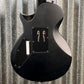 ESP LTD EC-FR Black Metal Eclipse Seymour Duncan Floyd Rose Black Satin Guitar LECFRBKMBLKS #1078 Used