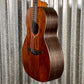 LAG Guitars SAUVAGE-PE Natural Parlor Acoustic Electric Guitar & Bag #1749