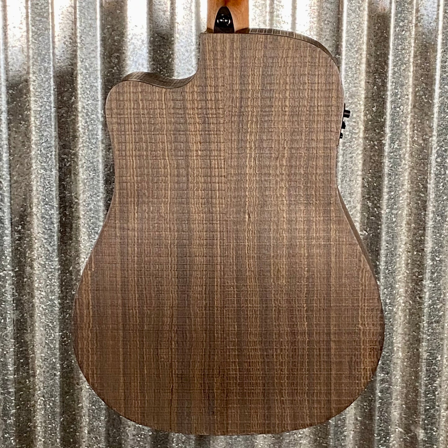 LAG Guitars SAUVAGE-DCE Natural Dreadnought Acoustic Electric Guitar & Bag #3405