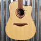 LAG Guitars T70DCE-NAT Natural Dreadnought Cutaway Acoustic Electric Guitar #2275