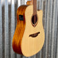 LAG Guitars T88DCE Natural Dreadnought Cutaway Acoustic Electric Guitar #4922