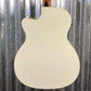 LAG Guitars T118ASCE-IVO Ivory Auditorium Cutaway Slim Acoustic Electric Guitar #2288