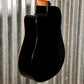 LAG Guitars T118DCE-BLK Black Dreadnought Cutaway Acoustic Electric Guitar #1779