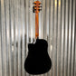 LAG Guitars T118DCE-BLK Black Dreadnought Cutaway Acoustic Electric Guitar #1779