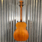 LAG Guitars TBW1TE-BRW Vintage Brown Travel Acoustic Electric Guitar & Bag #1101
