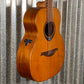 LAG Guitars TBW1TE-BRW Vintage Brown Travel Acoustic Electric Guitar & Bag #1101