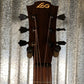 LAG Guitars TBW1TE-BRW Vintage Brown Travel Acoustic Electric Guitar & Bag #1101