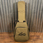 LAG Guitars TBW1TE-BRW Vintage Brown Travel Acoustic Electric Guitar & Bag #1101