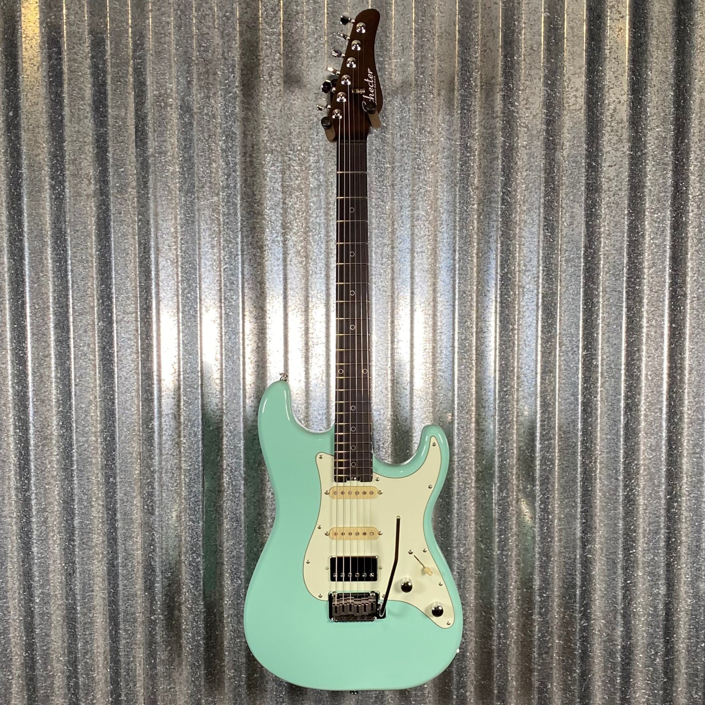 Schecter Nick Johnston Traditional HSS 10th Anniversary Atomic Green Guitar #0981