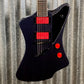 Westcreek Guitars Mirage T Bird Style Dual Humbucker Guitar Black #0135 Used