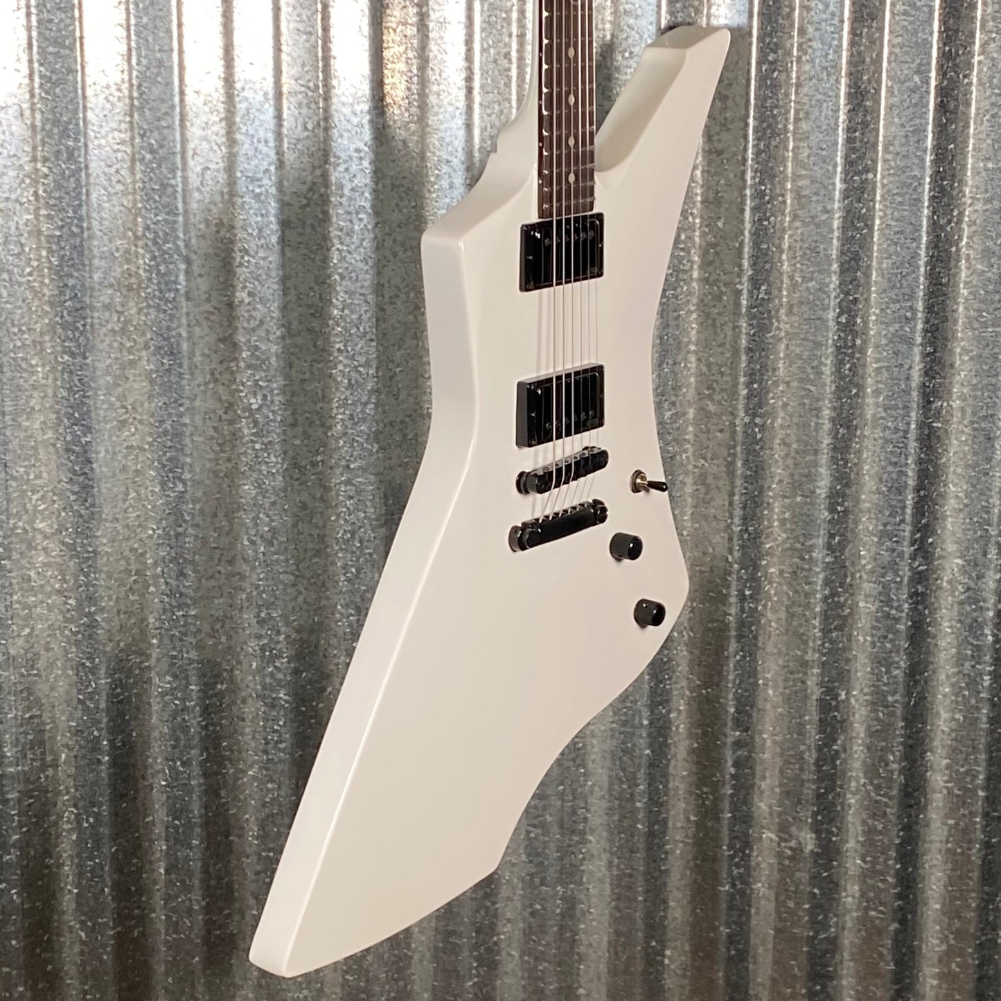 ESP LTD James Hetfield Snakebyte Snow White EMG Guitar & Case LSNAKEBYTESW #0203 Used