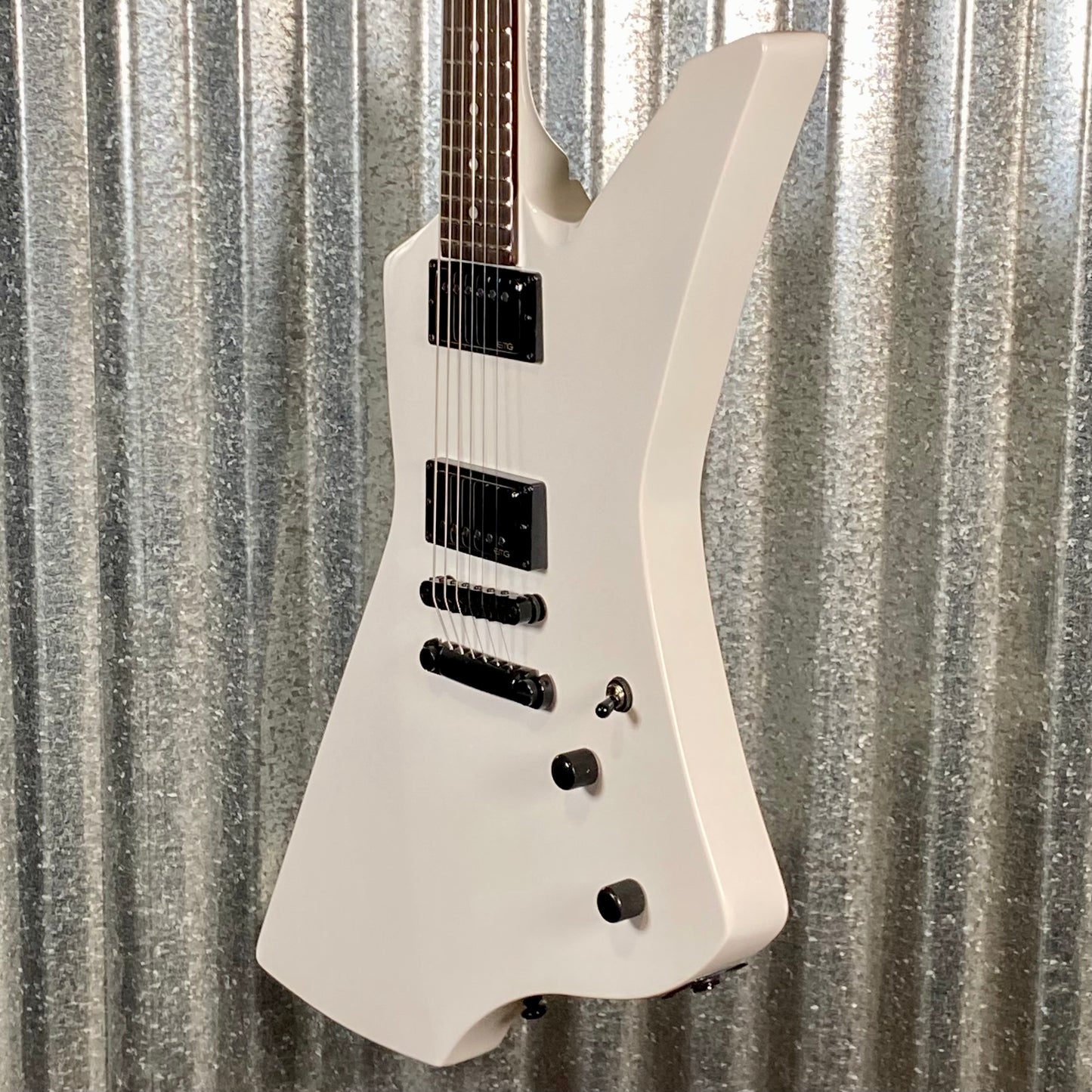 ESP LTD James Hetfield Snakebyte Snow White EMG Guitar & Case LSNAKEBYTESW #0203 Used
