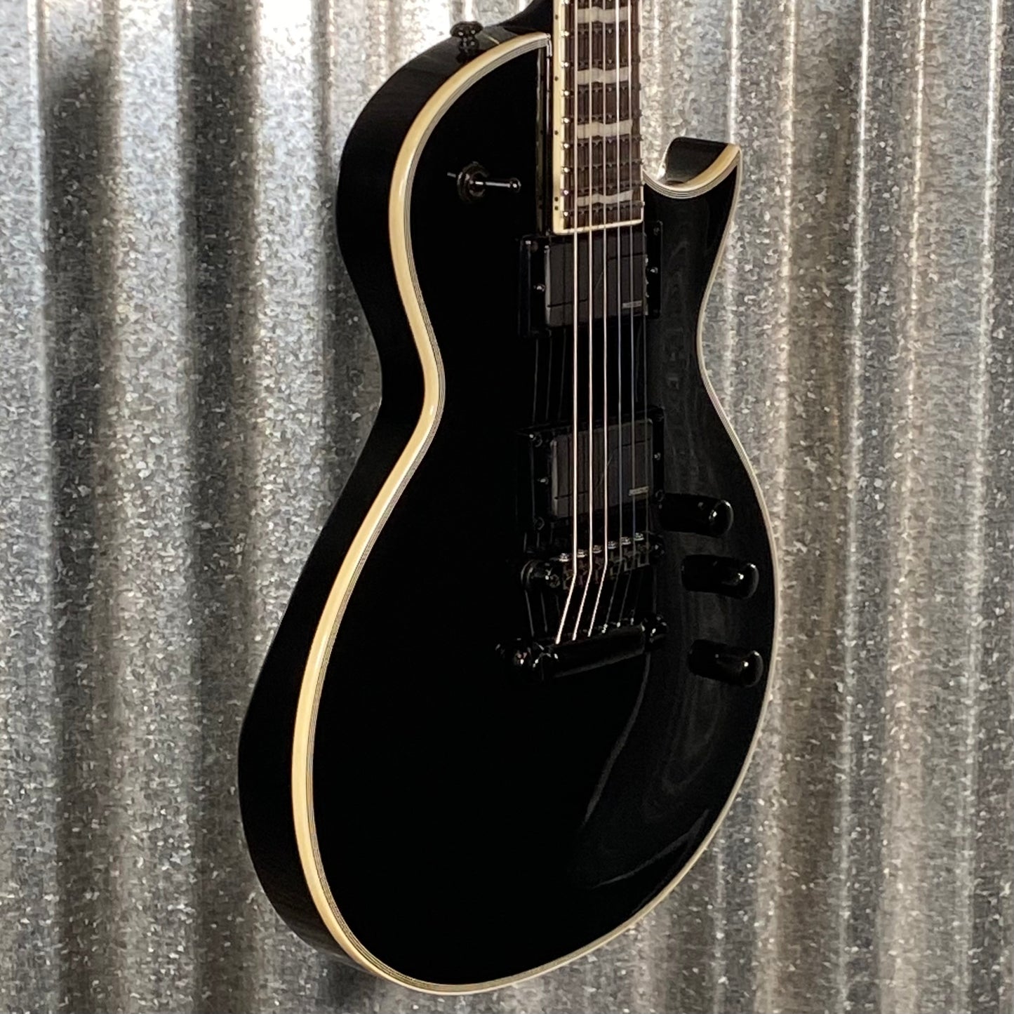 ESP LTD EC-1000S Gloss Black Fluence Guitar LEC1000SBLKF #2179 Used