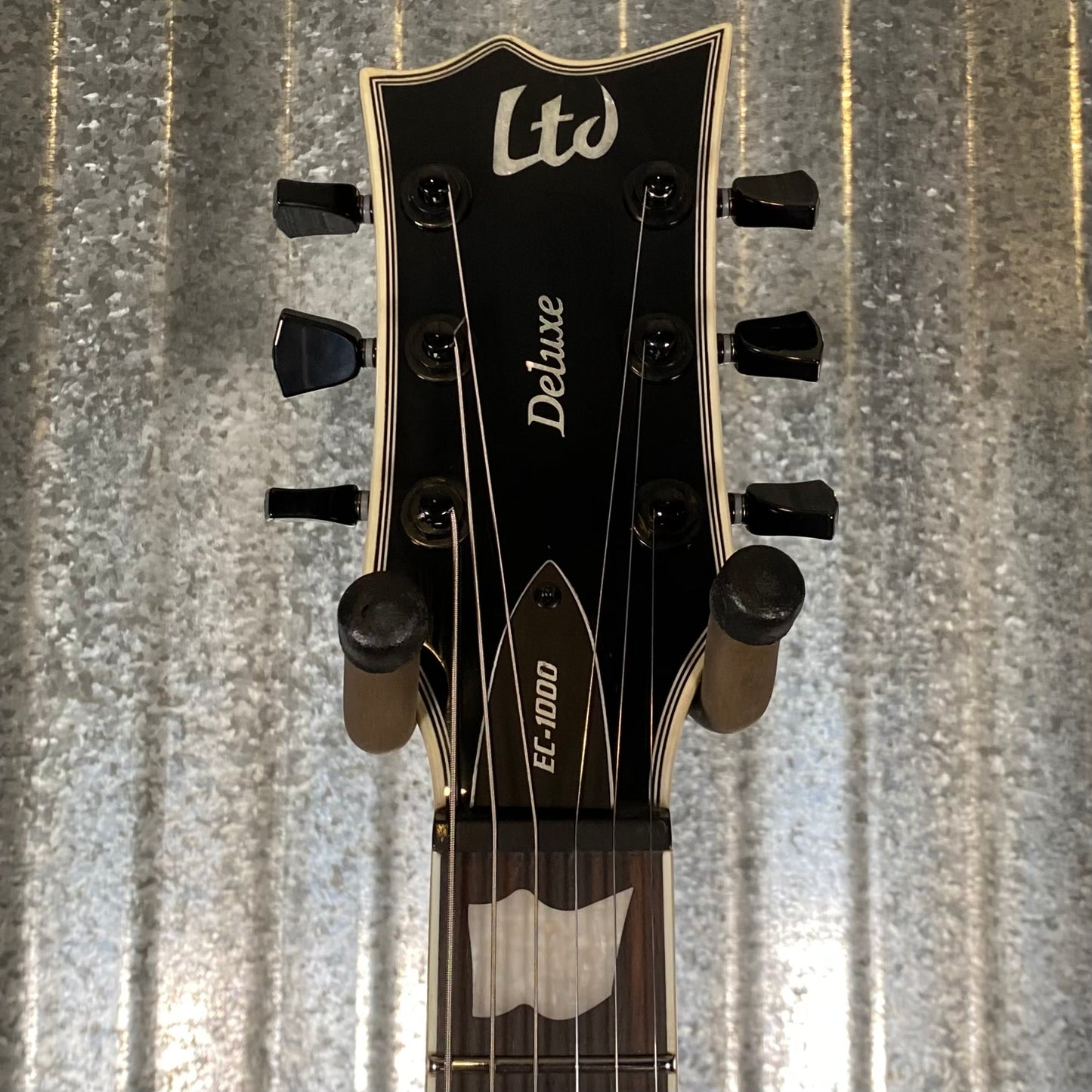 ESP LTD EC-1000S Gloss Black Fluence Guitar LEC1000SBLKF #2179 Used