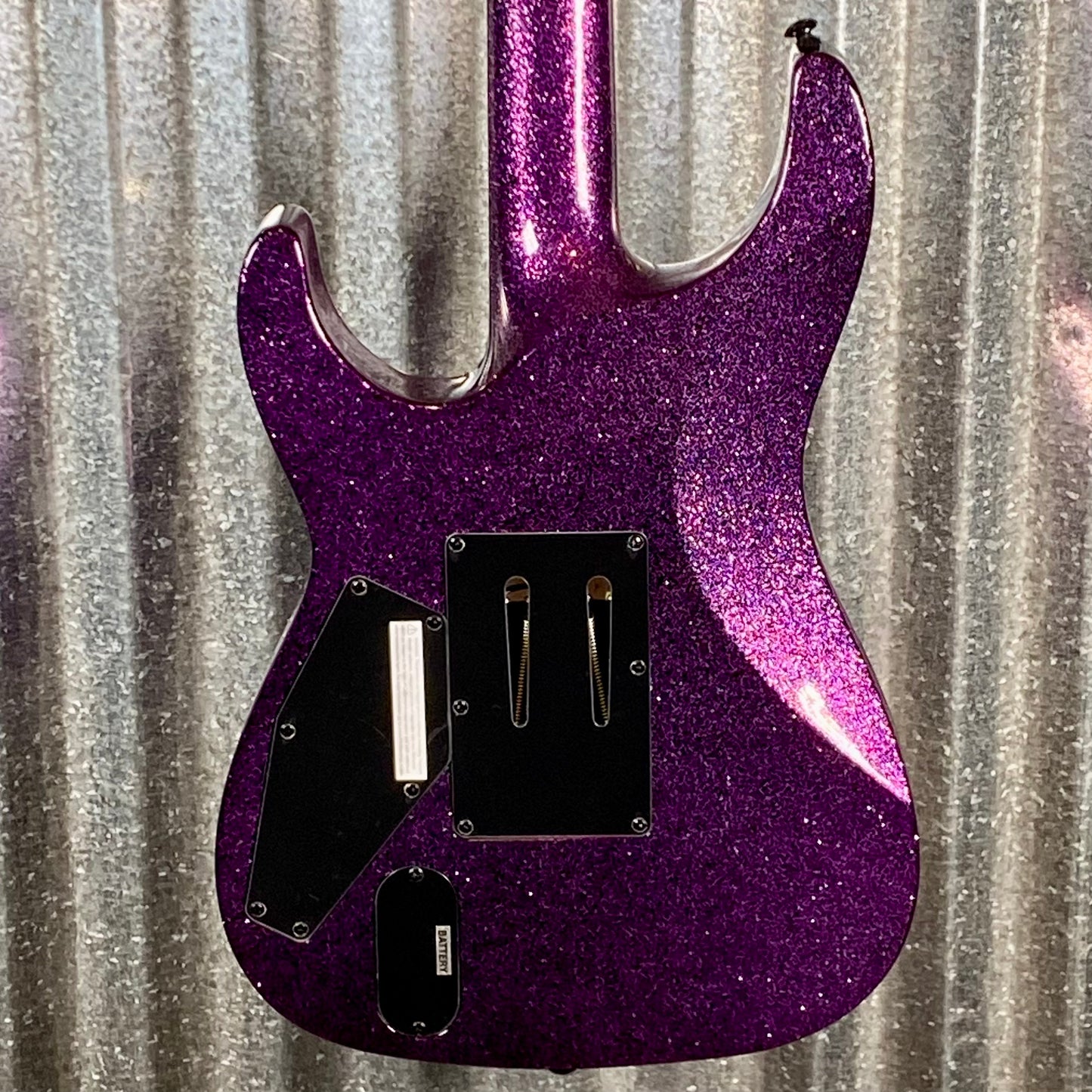 ESP LTD KH-602 Kirk Hammett Purple Sparkle EMG Guitar & Case KH602PSP #0826 Used