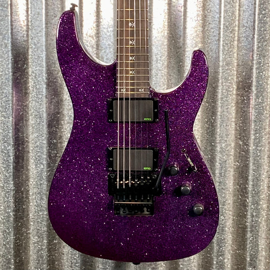 ESP LTD KH-602 Kirk Hammett Purple Sparkle EMG Guitar & Case KH602PSP #0826 Used