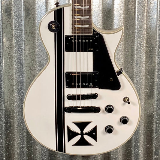 ESP LTD Iron Cross James Hetfield Snow White Guitar & Case LIRONCROSSSW # 0130 Used