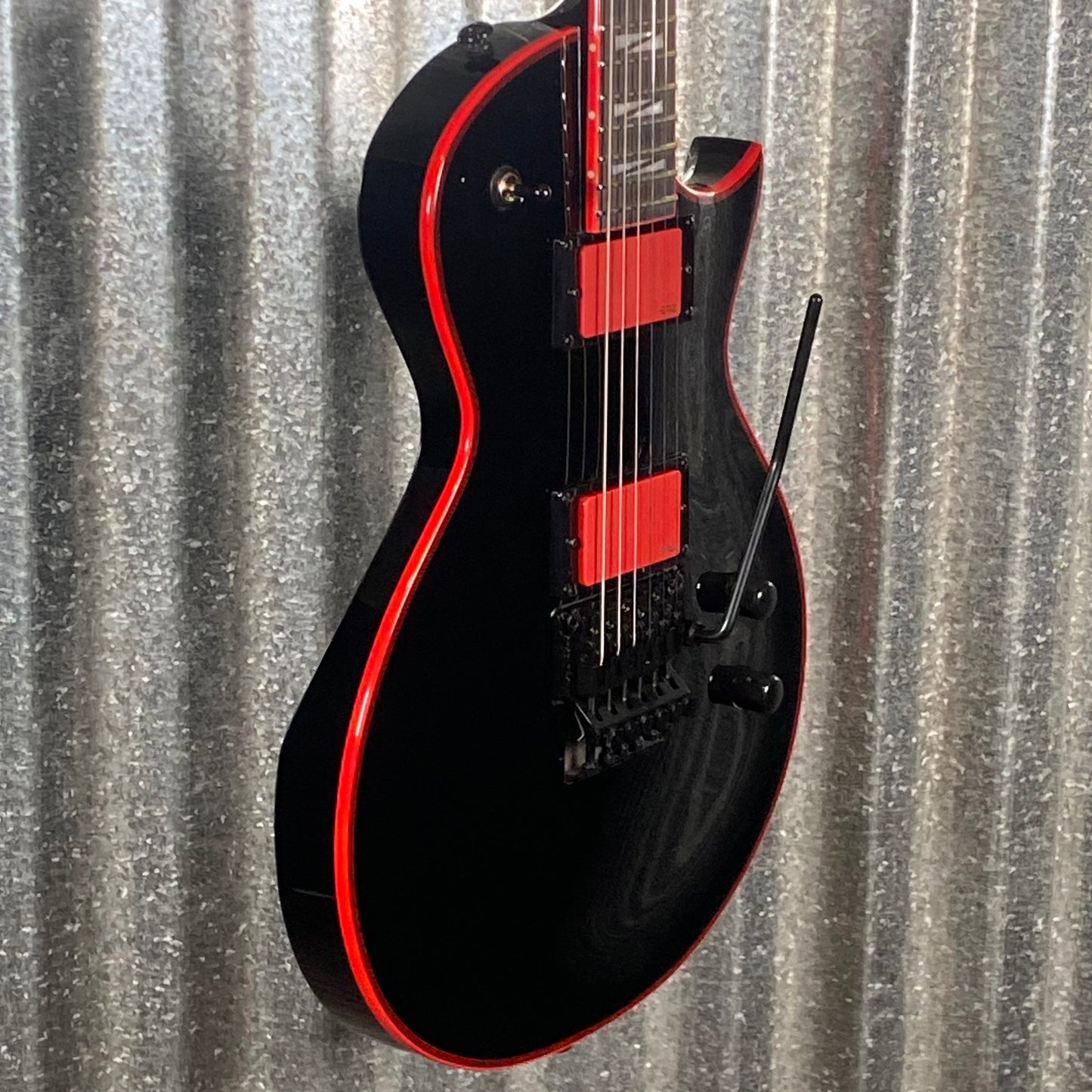 ESP LTD GH-600 Gary Holt EMG Floyd Rose Black Guitar & Case LGH600BLK #0106 Used