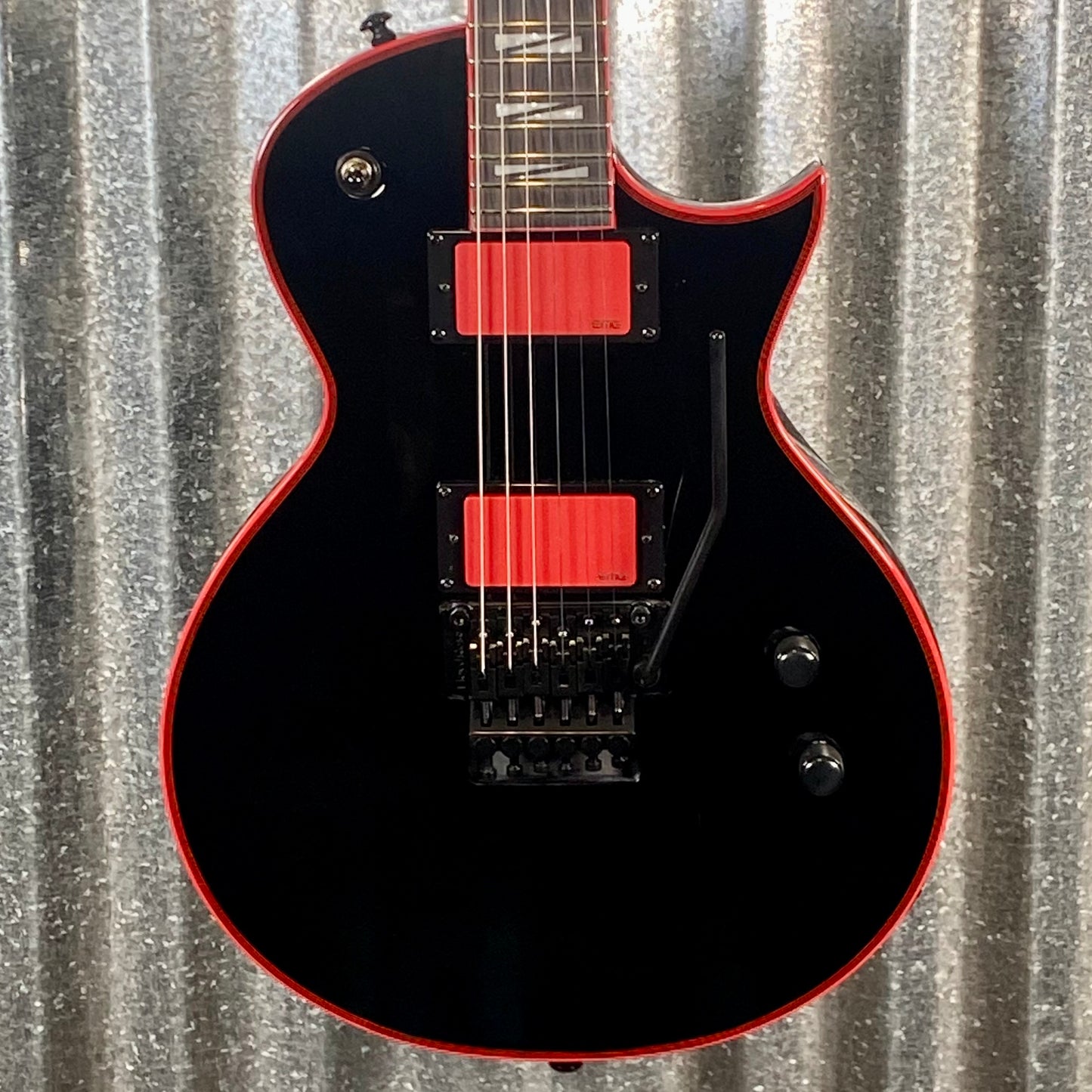 ESP LTD GH-600 Gary Holt EMG Floyd Rose Black Guitar & Case LGH600BLK #0106 Used