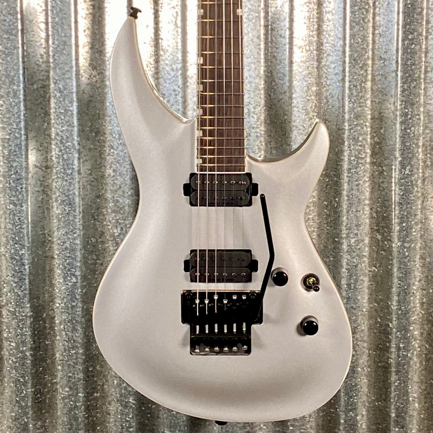 ESP LTD H3-1000 Floyd Rose Metallic Silver Guitar LH31000FRMS #1153 Used