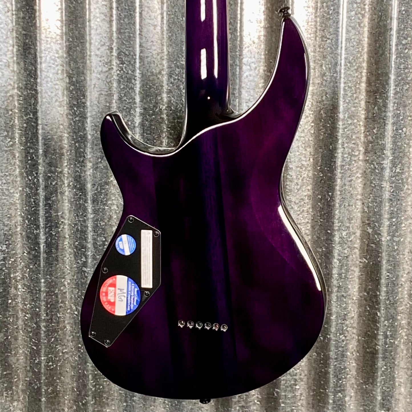 ESP LTD H3-1000 See Thru Purple Guitar LH31000FMSTPSB #0917 Used