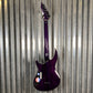 ESP LTD H3-1000 See Thru Purple Guitar LH31000FMSTPSB #0917 Used