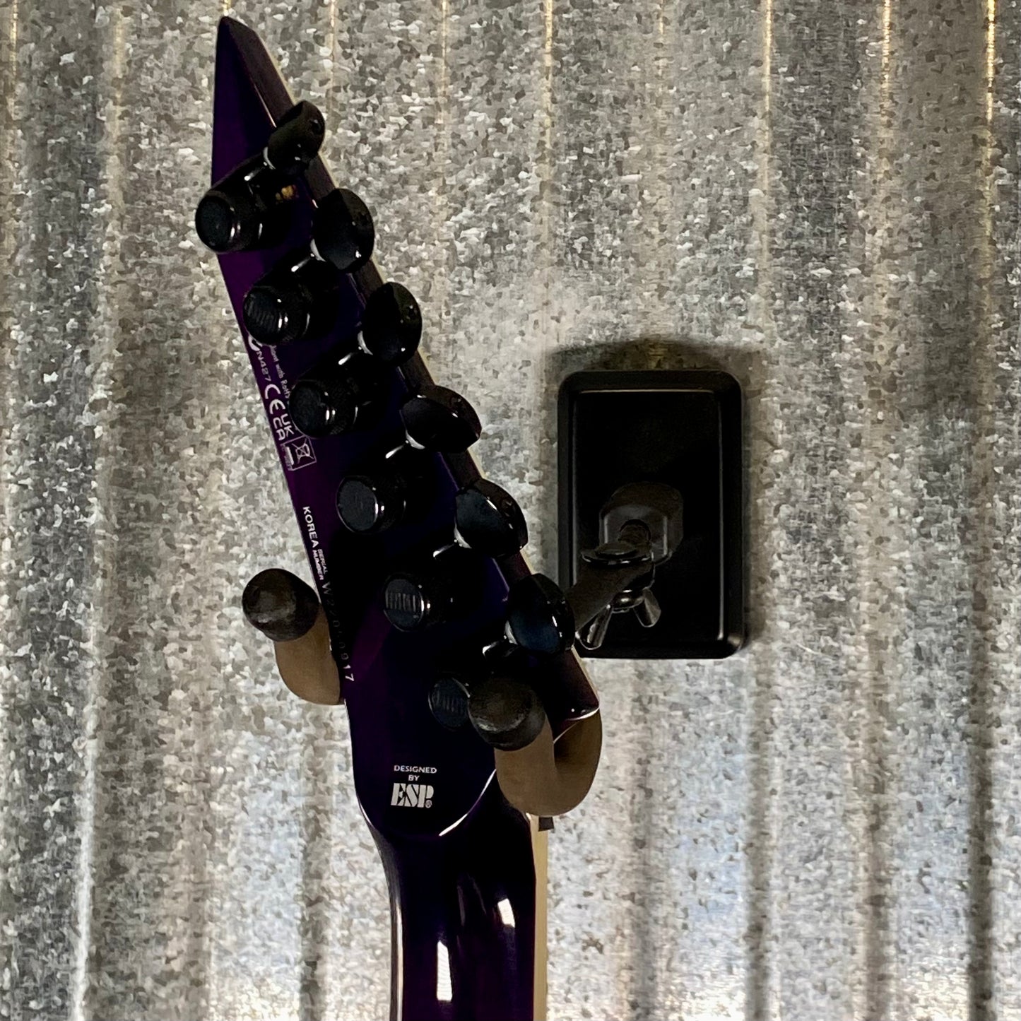 ESP LTD H3-1000 See Thru Purple Guitar LH31000FMSTPSB #0917 Used