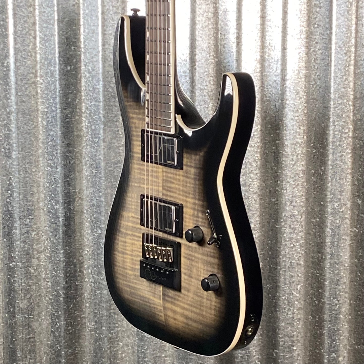ESP LTD MH-1000 Evertune Charcoal Burst Guitar LMH1000ETFMCHB #1956 Used