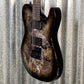 ESP LTD TE-1000 Evertune Burl Charcoal Burst Fluence Guitar TE1000ETBPCHB #0856 Used