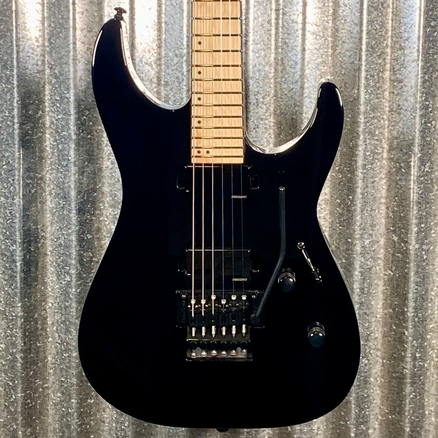ESP LTD M-1000 Maple Floyd Rose Fluence Gloss Black Guitar LM1000MBLK #0892 Used