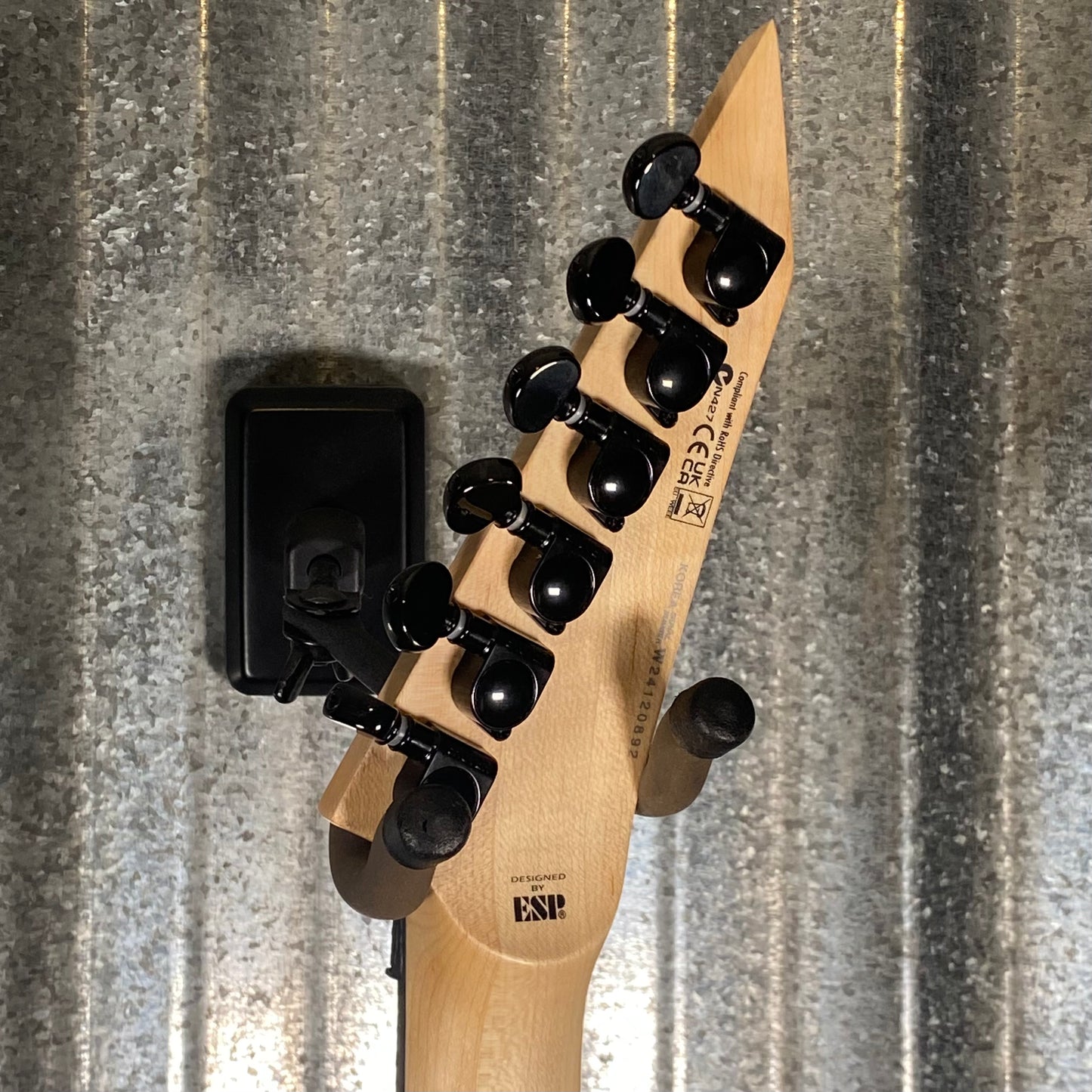 ESP LTD M-1000 Maple Floyd Rose Fluence Gloss Black Guitar LM1000MBLK #0892 Used