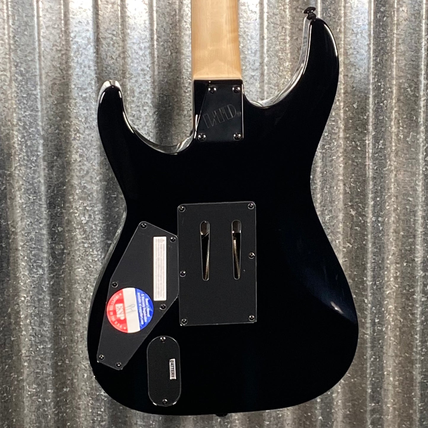 ESP LTD M-1000 Maple Floyd Rose Fluence Gloss Black Guitar LM1000MBLK #0892 Used
