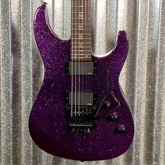 ESP LTD KH-602 Kirk Hammett Purple Sparkle EMG Guitar & Case KH602PSP #0818 Used