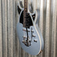 Reverend Reeves Gabrels Spacehawk Supreme Metallic Silver Freeze Semi Hollow Guitar #68177