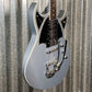 Reverend Reeves Gabrels Spacehawk Supreme Metallic Silver Freeze Semi Hollow Guitar #68177
