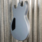 Reverend Reeves Gabrels Spacehawk Supreme Metallic Silver Freeze Semi Hollow Guitar #68177