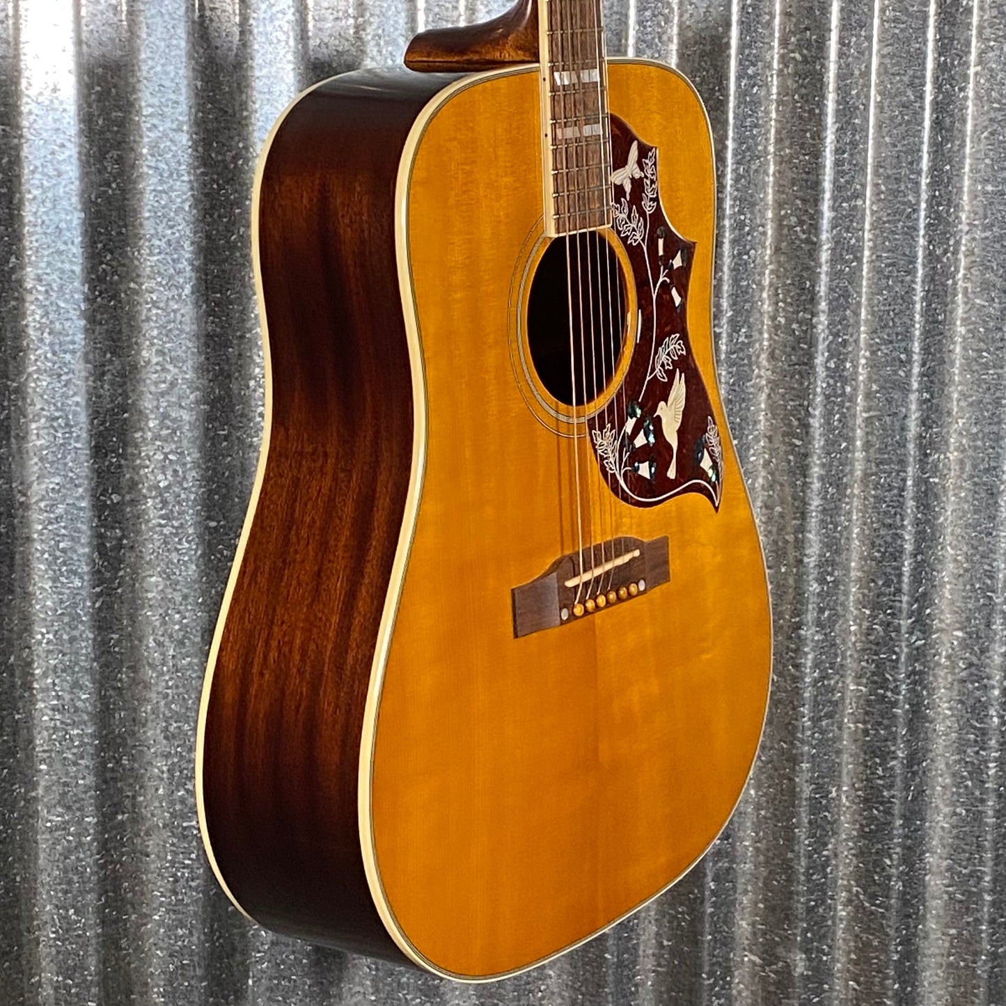 Epiphone Inspired by Gibson Hummingbirg Acoustic Electric Natural Guitar & Case #6326 Used