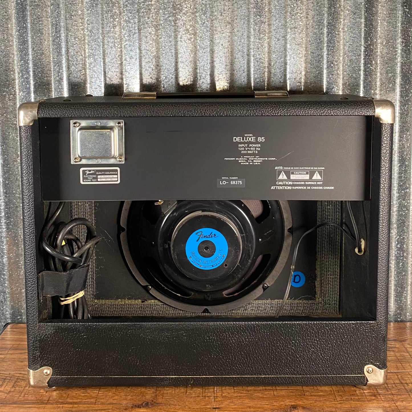 Fender Deluxe 85 Solid State 12" Guitar Amplifier Combo Used