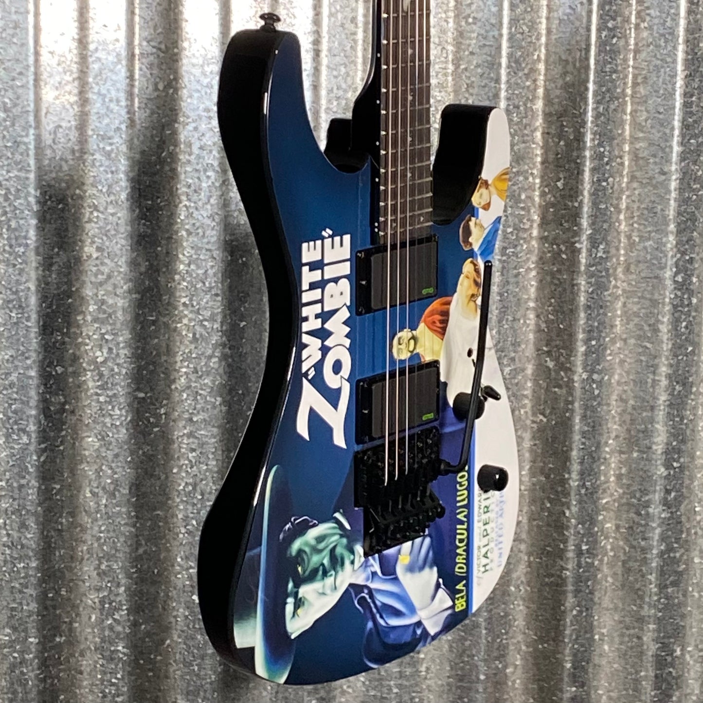 ESP LTD KH-WZ Kirk Hammett White Zombie Graphic EMG Guitar & Case LKHWZ #3457 Used