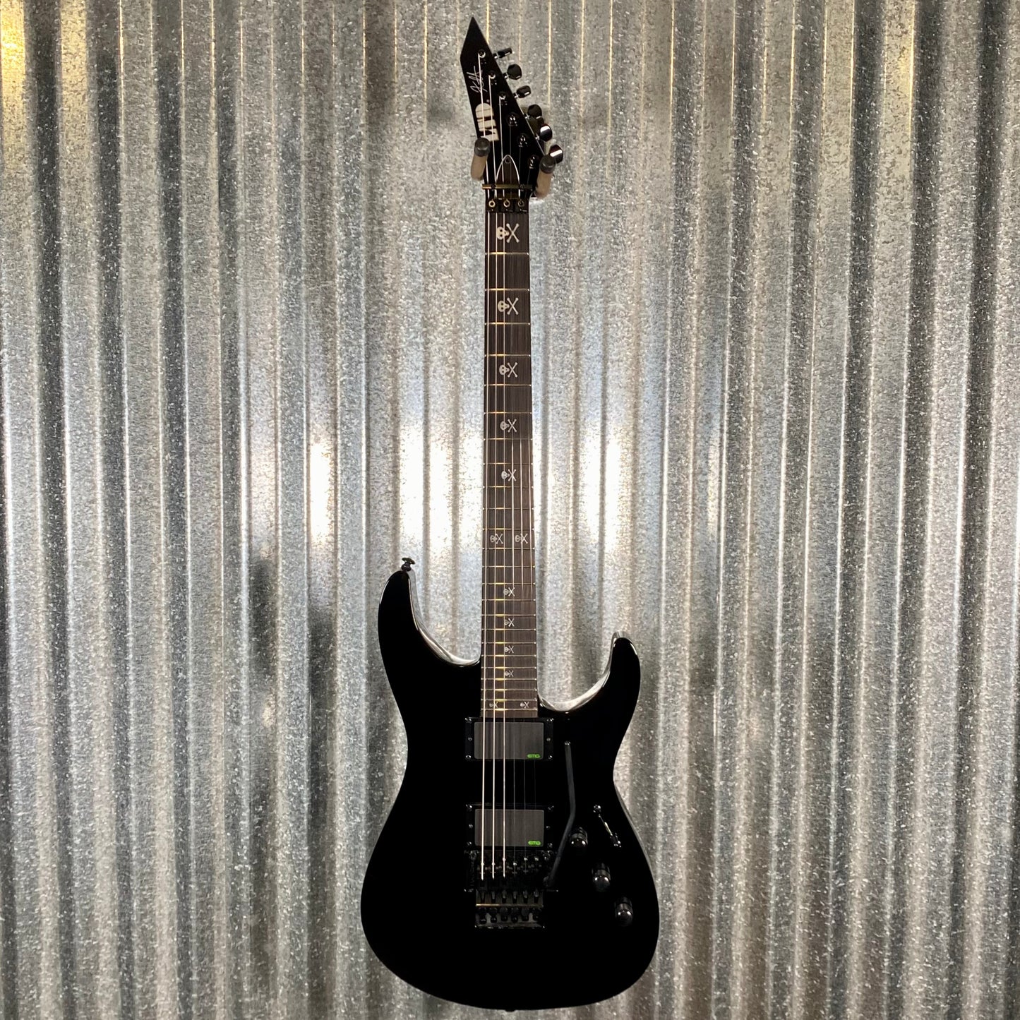 ESP LTD KH-602 Kirk Hammett EMG Black Guitar & Case LKH602 #0781 Used