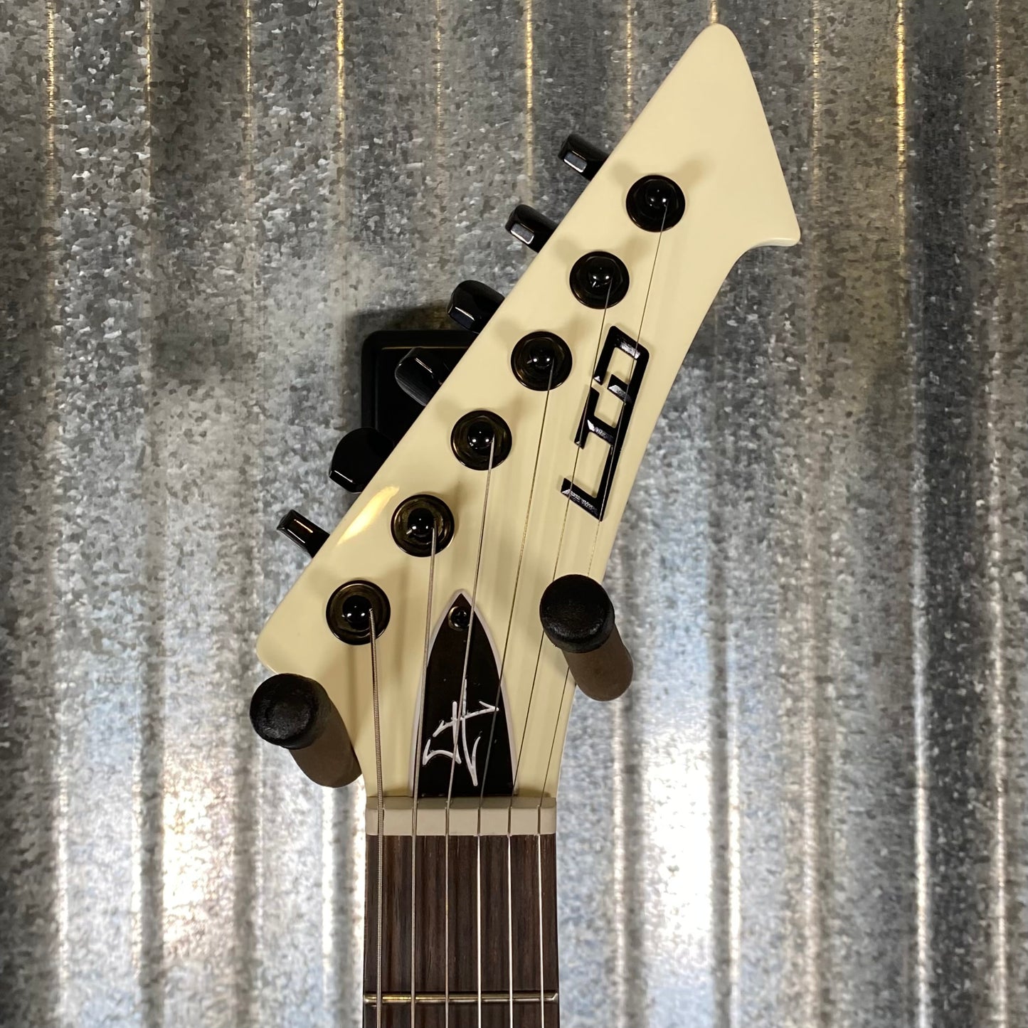 ESP LTD Vulture James Hetfield Olympic White EMG Guitar & Case #4717 Used