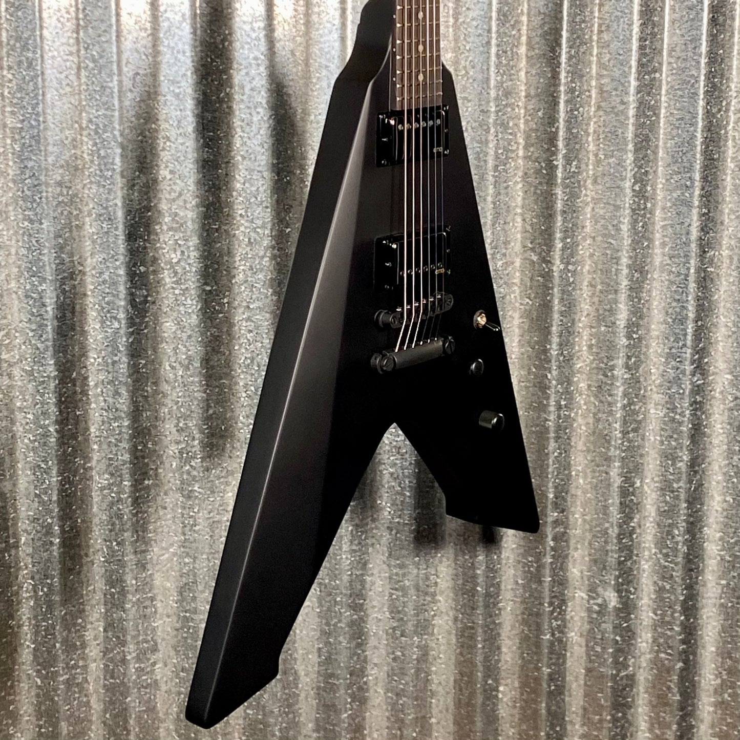 ESP LTD Vulture James Hetfield Black Satin EMG Guitar & Case #0866 Used