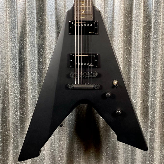 ESP LTD Vulture James Hetfield Black Satin EMG Guitar & Case #0866 Used