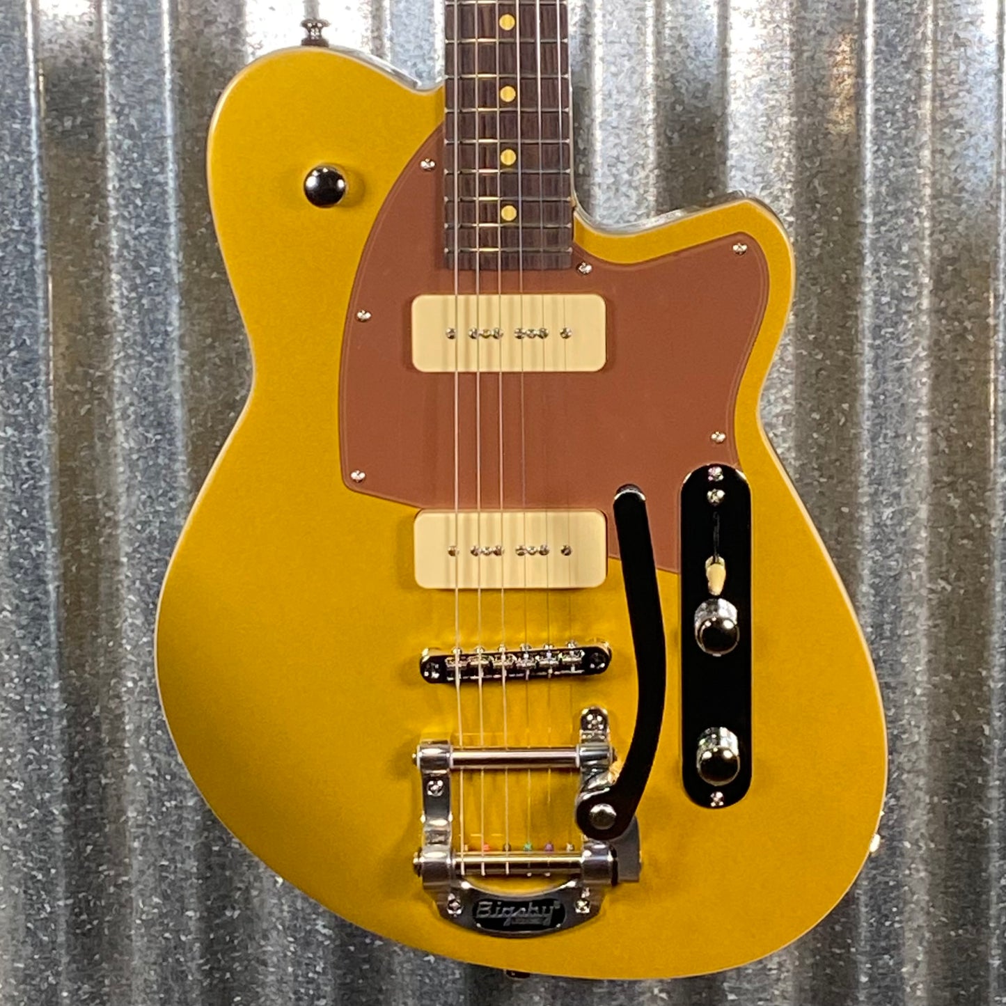 Reverend Charger 290 Bigsby Venetian Gold Guitar #65507