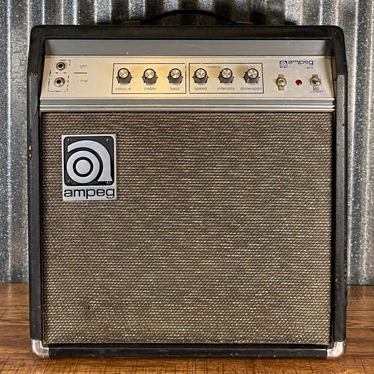 Ampeg GU-12 12" 12 Watt All Tube Guitar Amplifier Combo 1970's Used