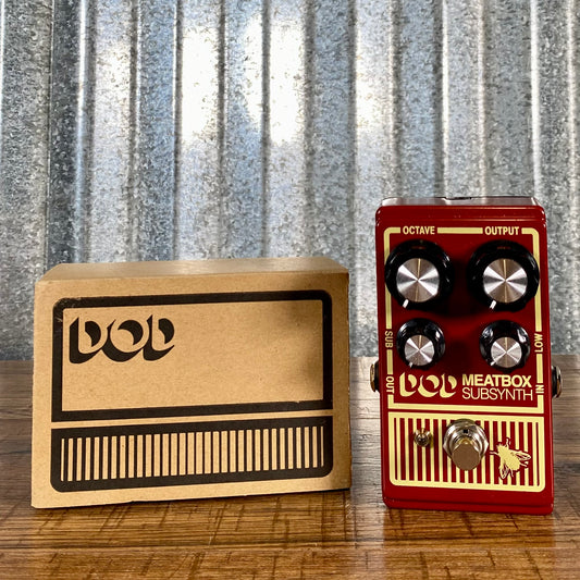 DOD Meatbox Octave Sub Synth Bass Tone Generator Guitar Effect Pedal Demo