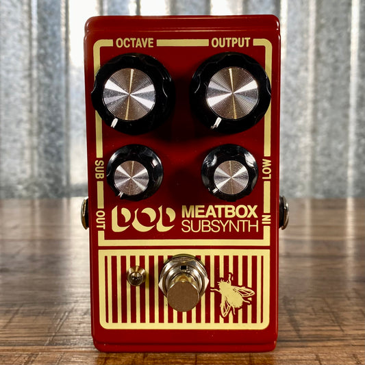 DOD Meatbox Octave Sub Synth Bass Tone Generator Guitar Effect Pedal Demo