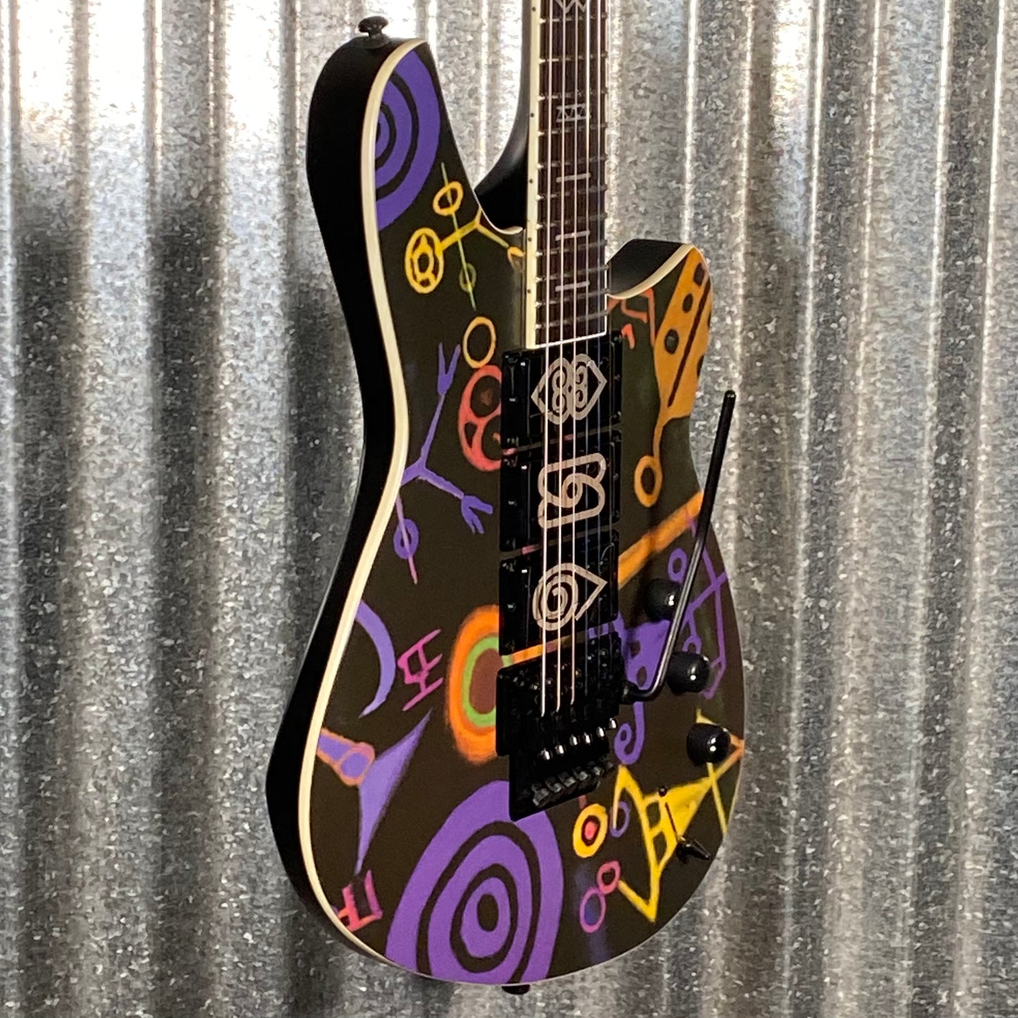 Reverend Vernon Reid Talisman Graphic 3 Pickup Floyd Rose Guitar #68226