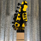 ESP LTD GL-200MT George Lynch Yellow Tiger Stripe Graphic Guitar LGL200MT #1358 Used