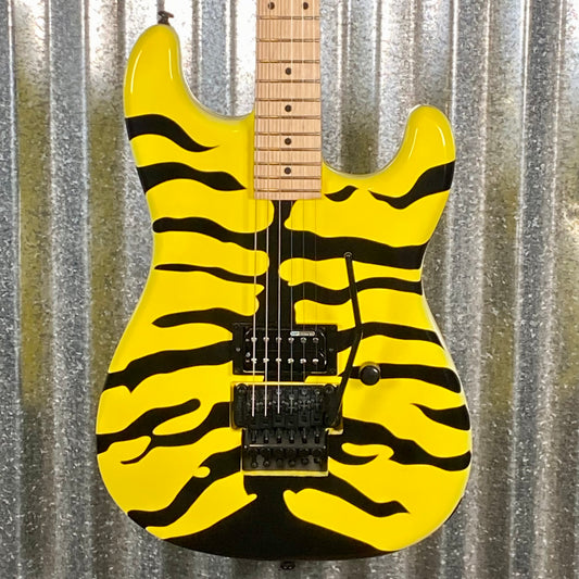 ESP LTD GL-200MT George Lynch Yellow Tiger Stripe Graphic Guitar LGL200MT #3056 Used
